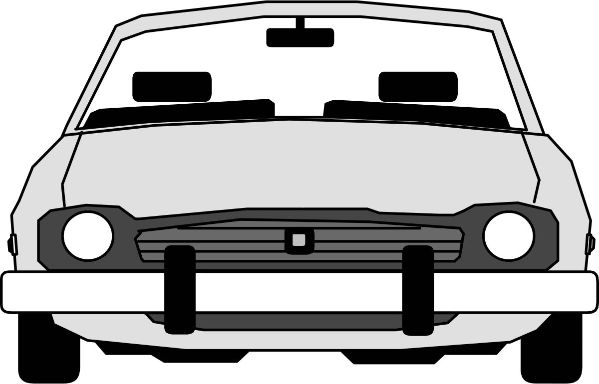 Car Car Front View Clipart