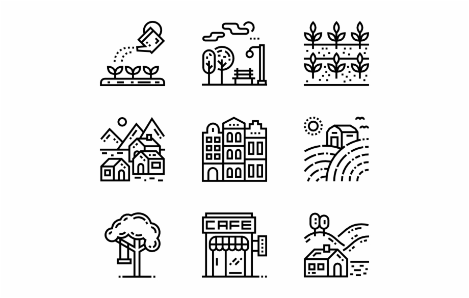 In The Village Artificial Intelligence Icons