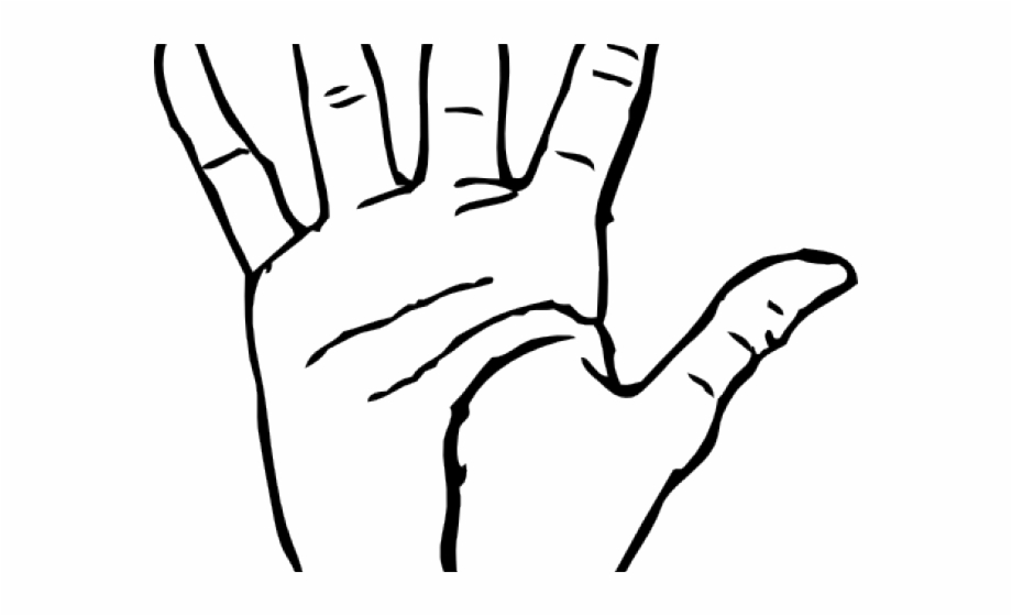 clip art hand palm
