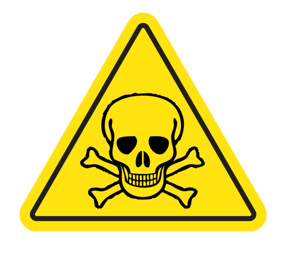 Poison Safety Sign Skull And Crossbones