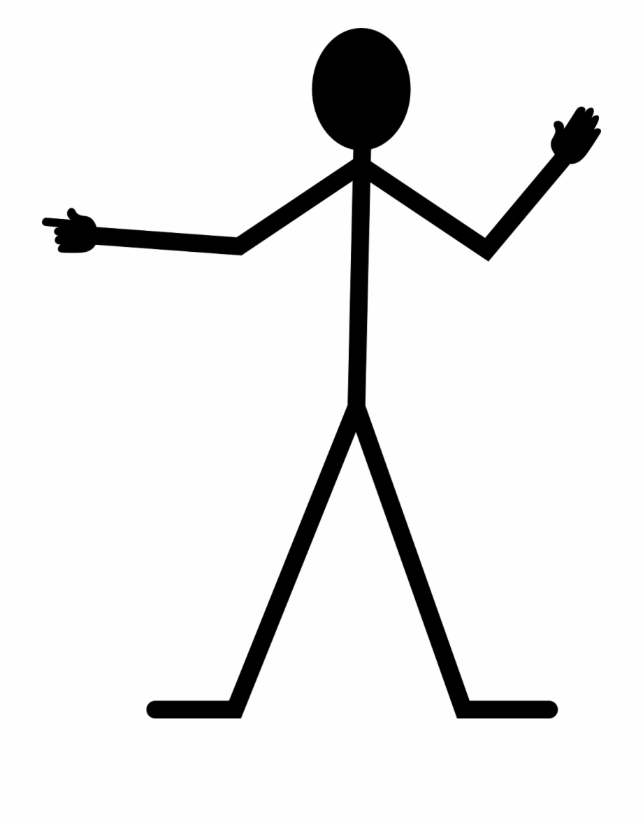 Collection of Stick Figure Kids Clipart Black And White (23) .
