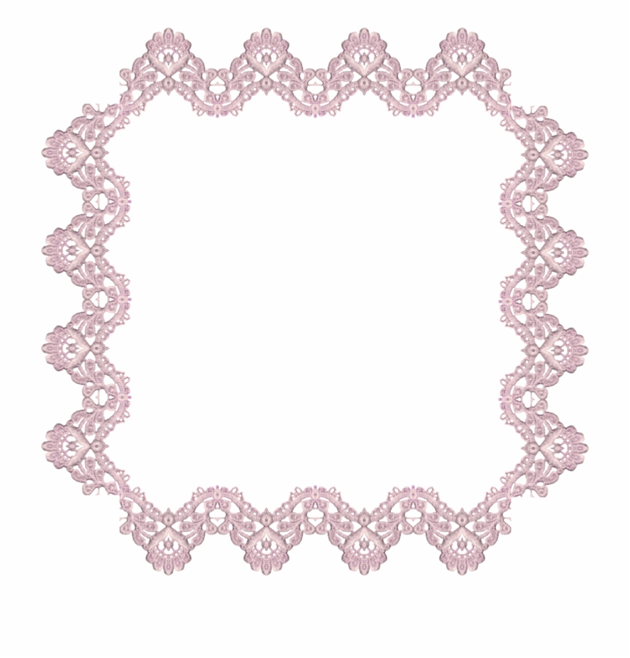 Border Vector Lace Square Lace Frame Png