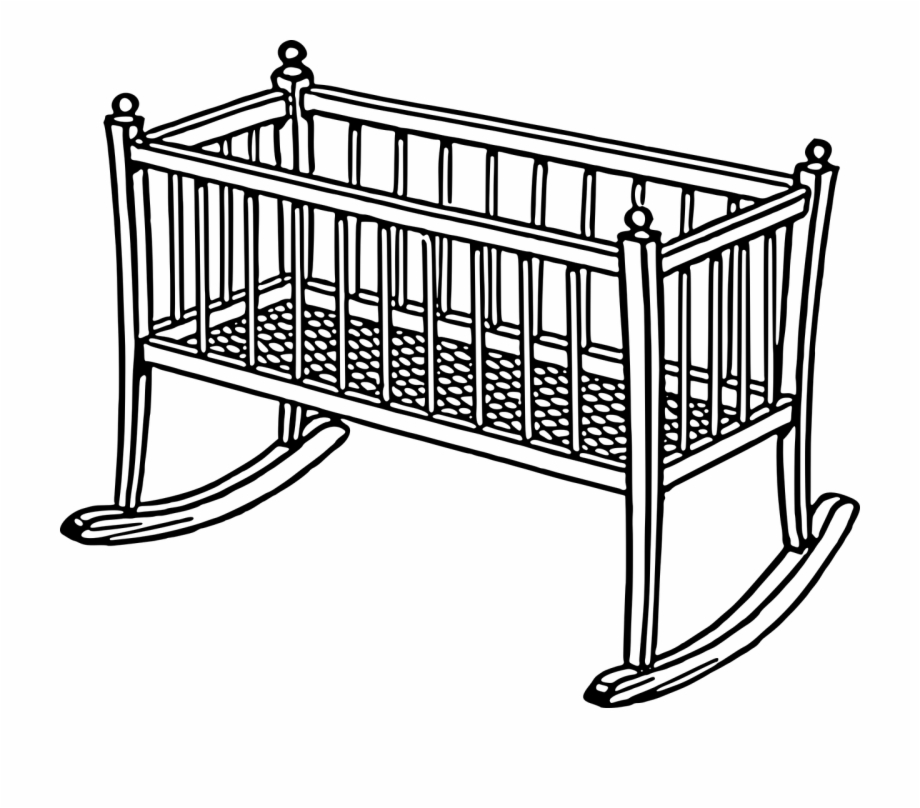 Baby Bed Cradle Infant Rocker Png Image Clip