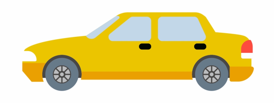 Cartoon Car Png Yellow Color Cartoon Transparent Background