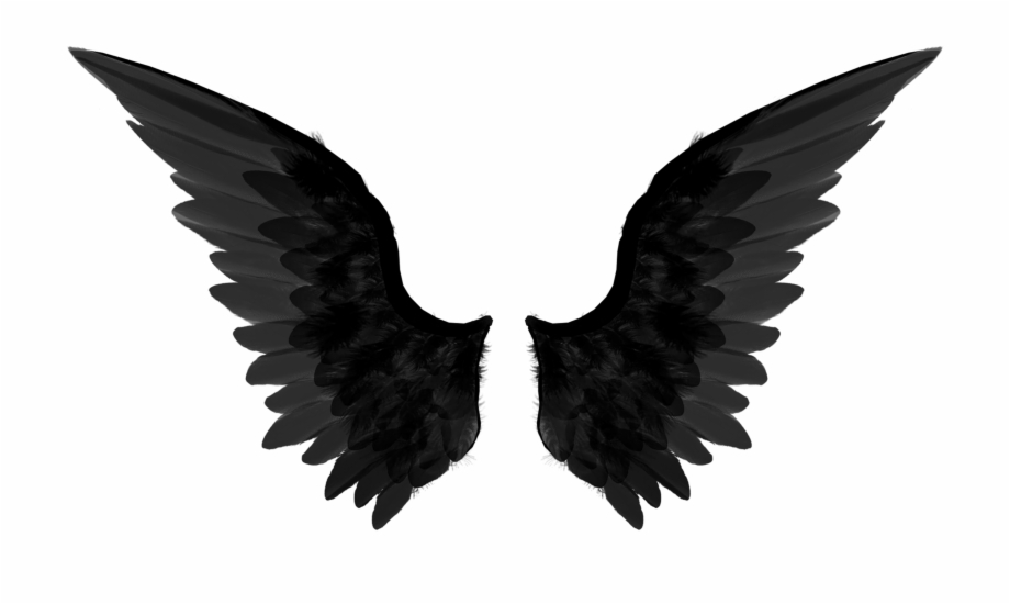 Dark Angel Clipart Transparent Black Angel Wings Png