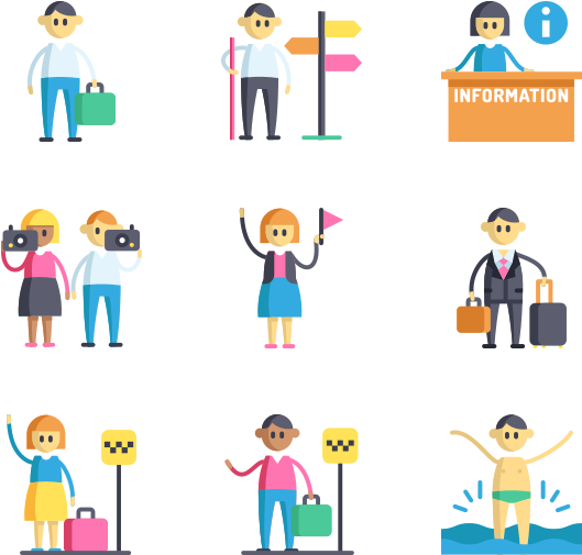 Travel People Travel Person Cartoon Png