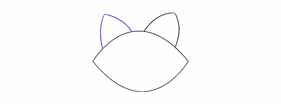 How To Draw Simple Cat Drawing