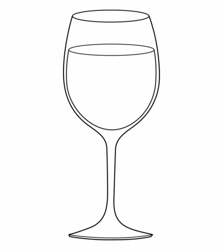 glass clipart black and white
