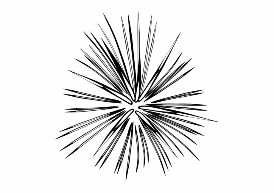 Fireworks Clip Art Black And White Clipart Free