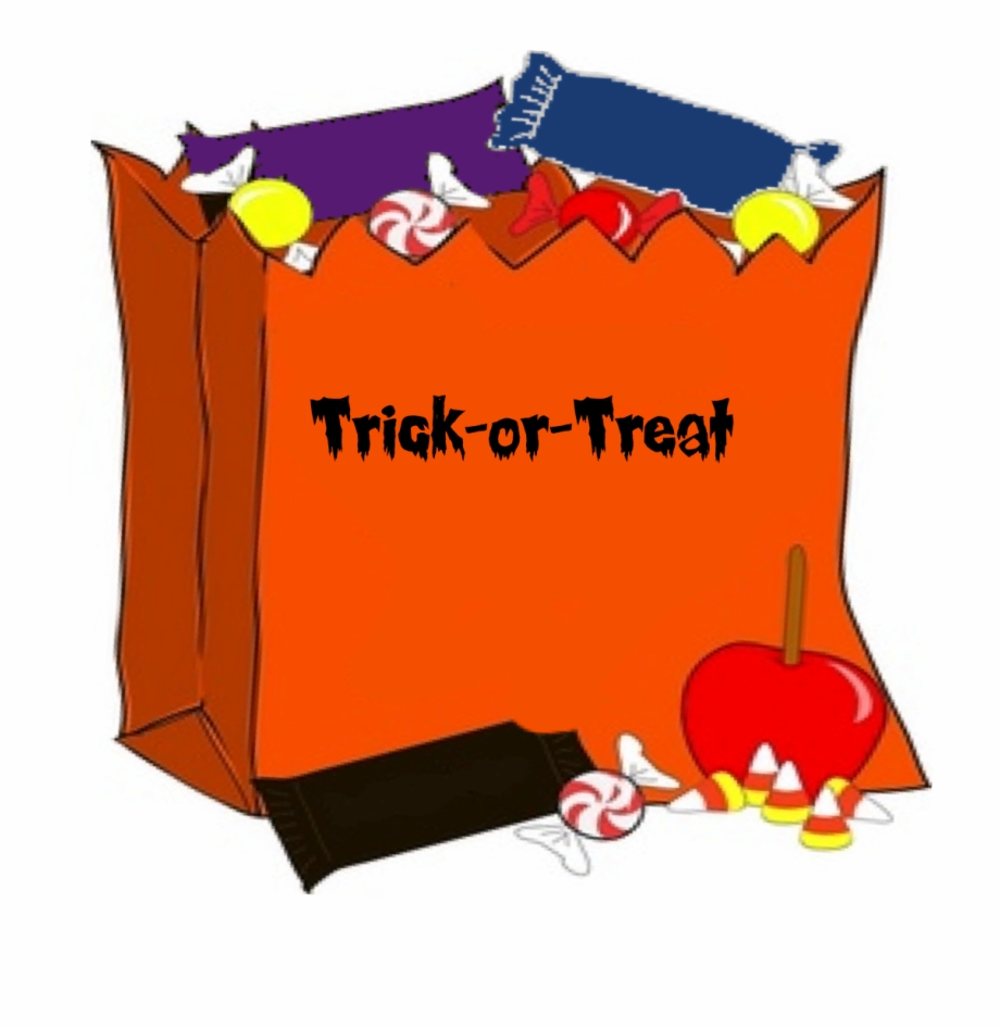 Trick Or Treat Bag Clipart Halloween Candy Clip