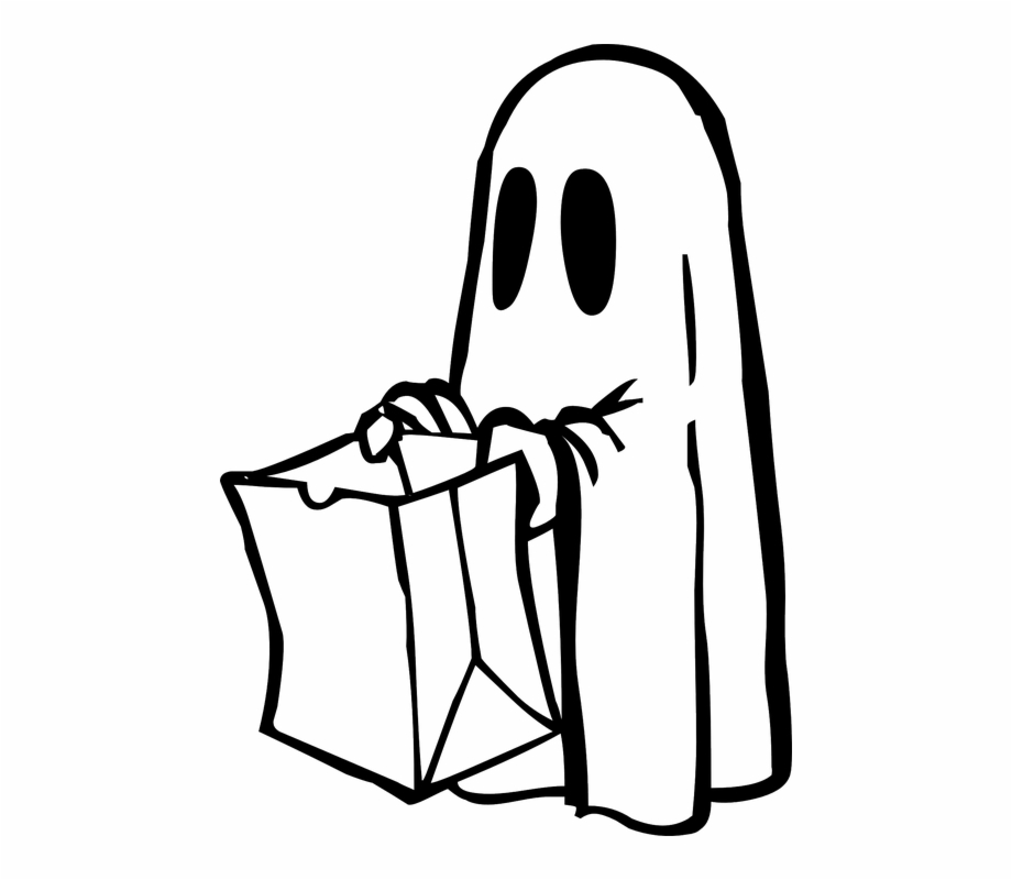 Trick Or Treat Haloween Costume Ghost Spook Ghost