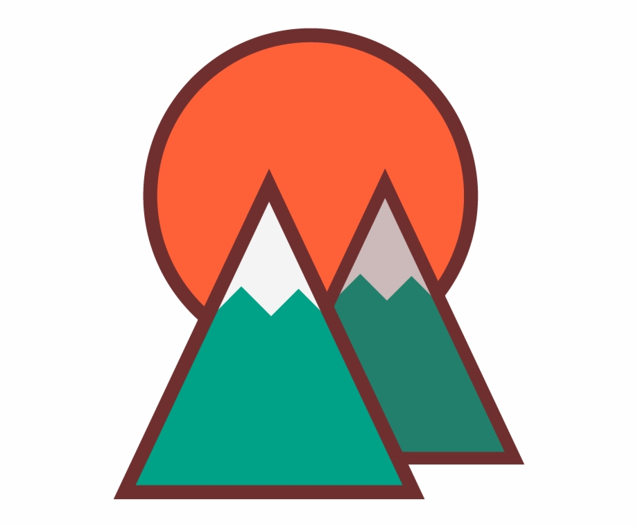 Moutain Vector Red Mountain Vector Graphics
