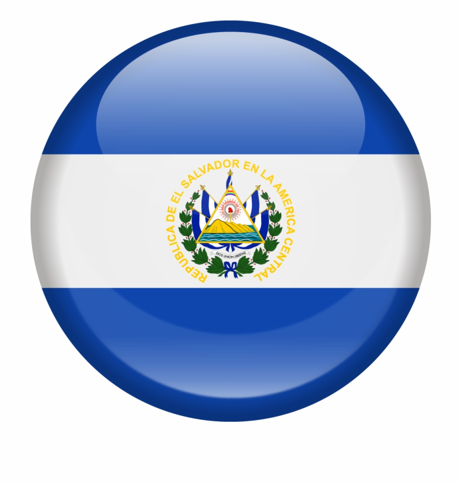 Brand Sv El Salvador Flag Button