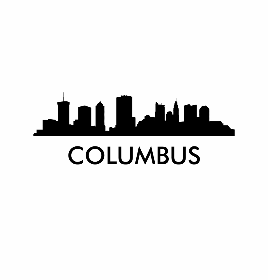 Columbus Skyline Decal Columbus Skyline Outline