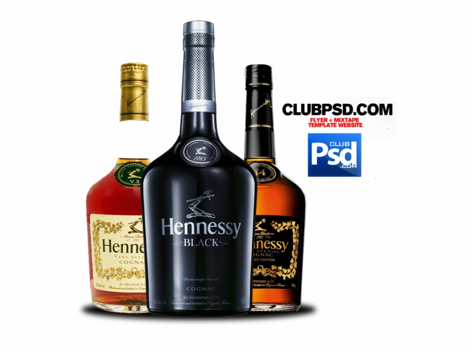 Henny Bottles Hennessy Cognac Black