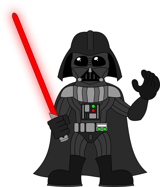 Darth Vader Clipart Animated Darth Vader Drawing Color