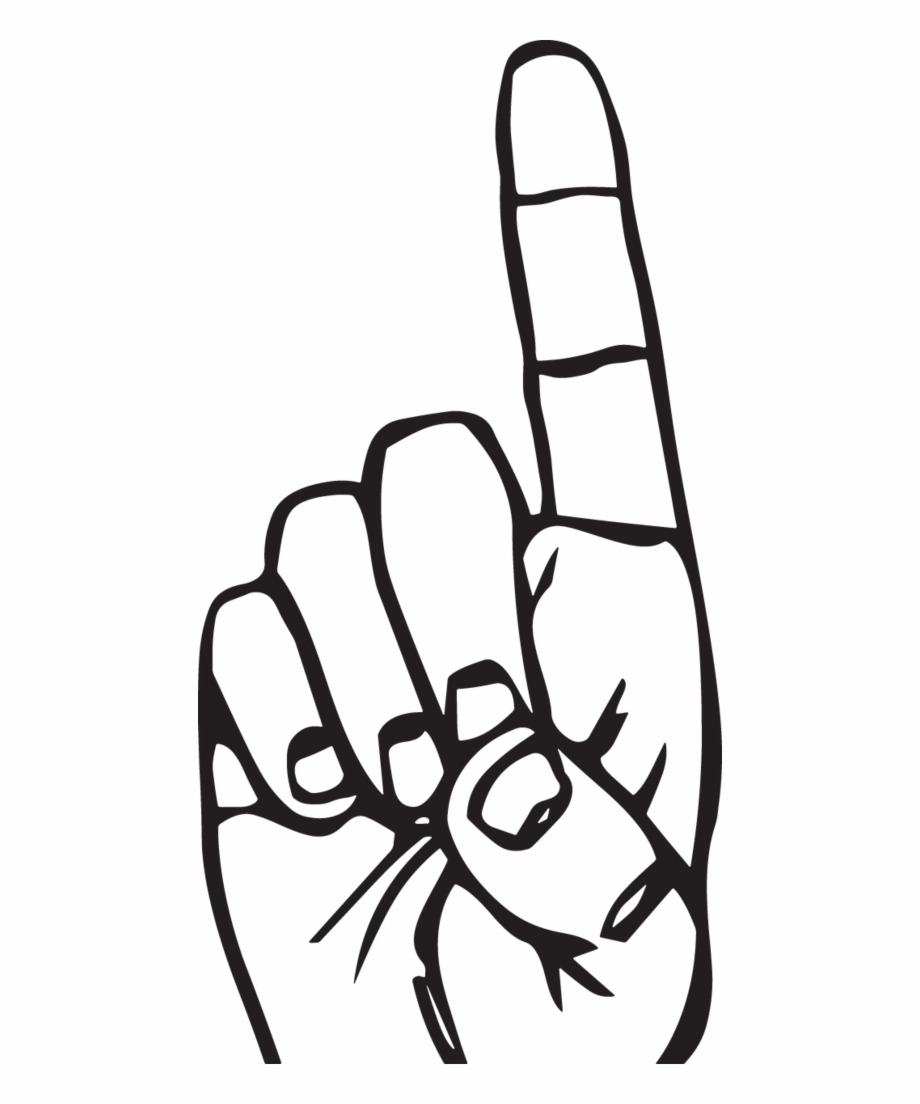 Classroom Hand Signals Pencil Png Download Finger Pointing