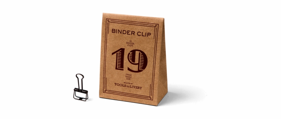 19 Binder Clips Box