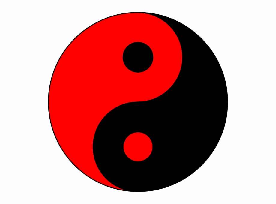 Yin And Yang Png Picture Red Black Yin