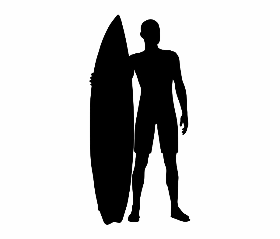 Surfing Silhouette Png Pic Surfer Silhouette Png
