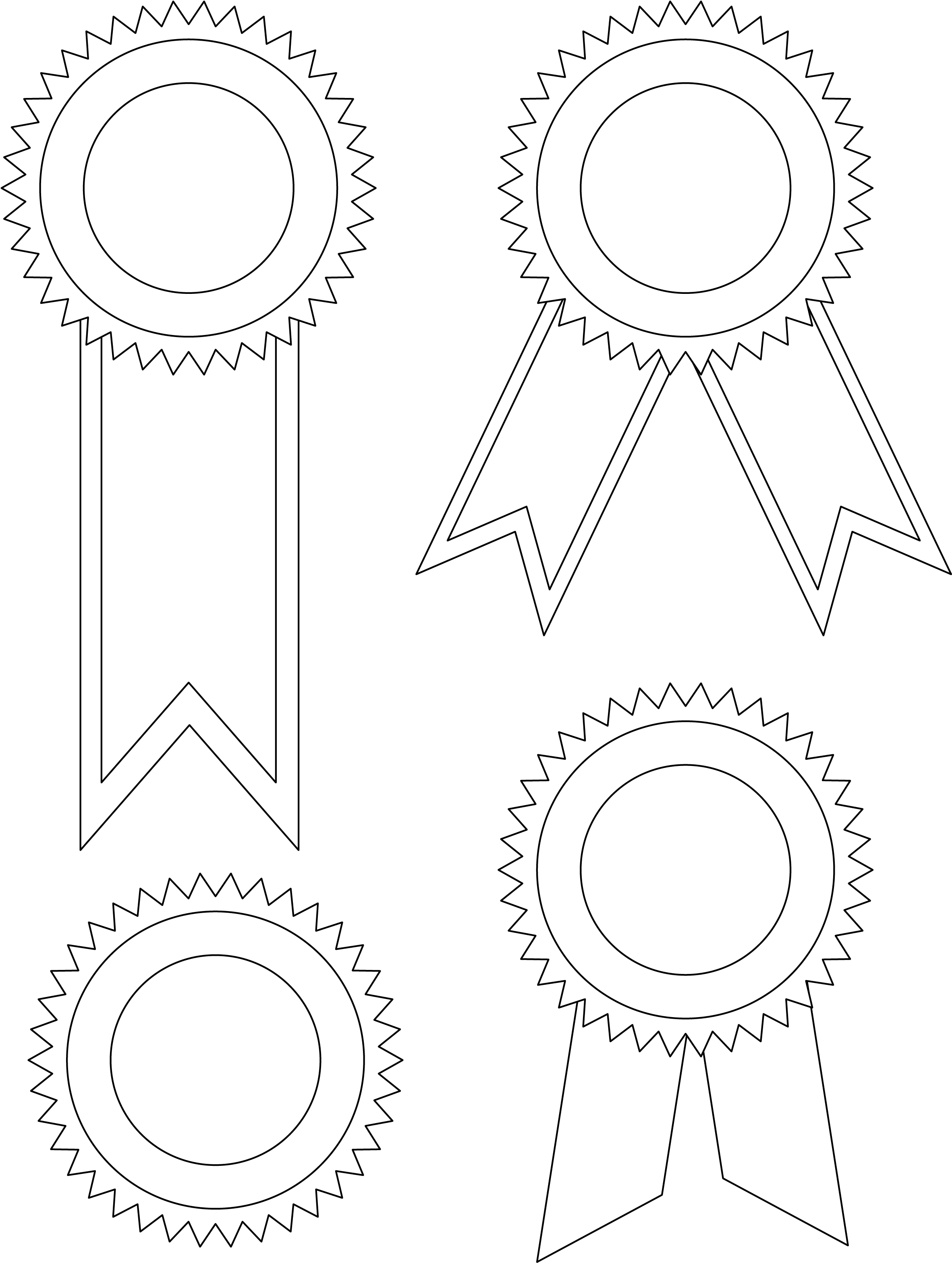 40Th Birthday Award Ribbon Coloring Page Pages Of