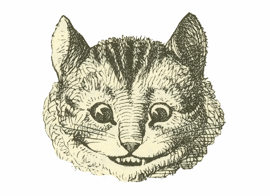 Cheshire Cat Vintage Alice In Wonderland Cheshire Cat