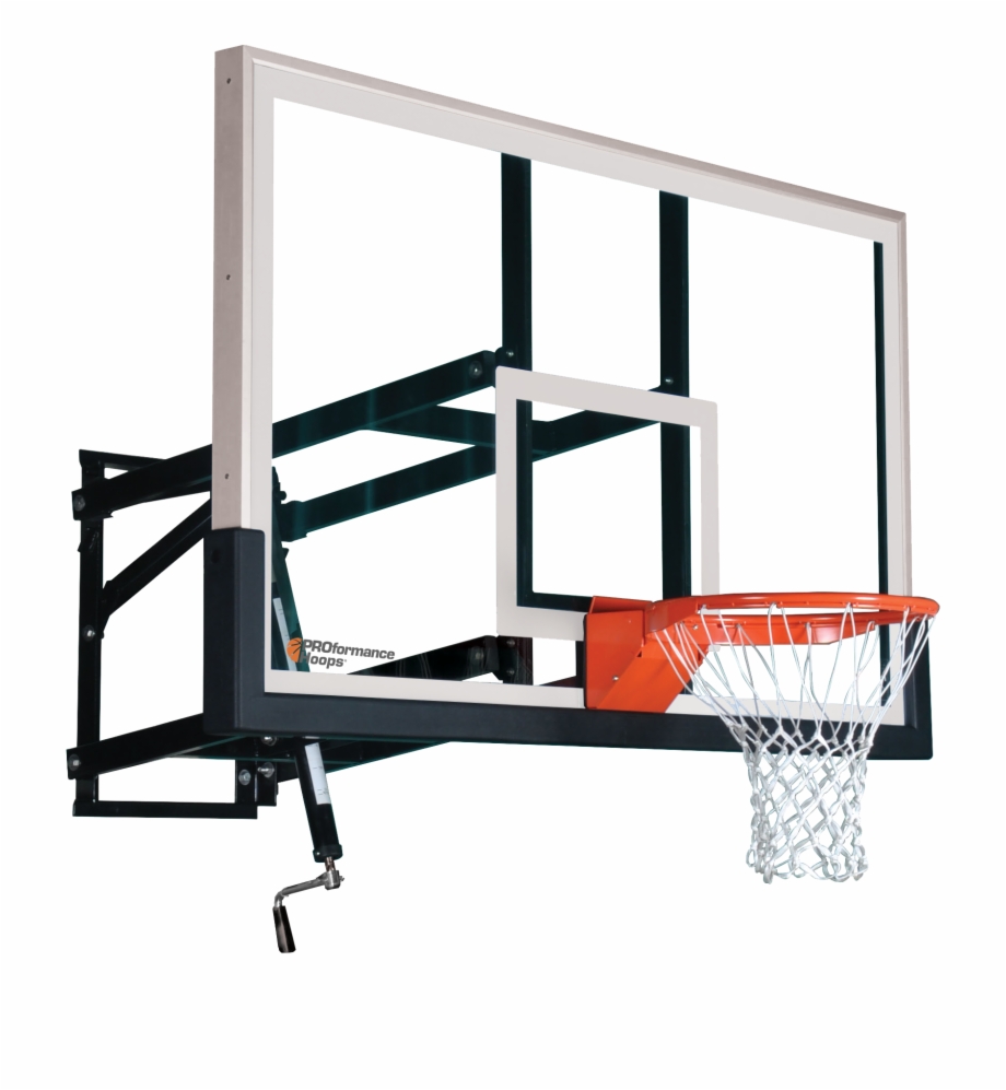 Wall Mount Wm54 Adjustable Basketball Hoop With 54