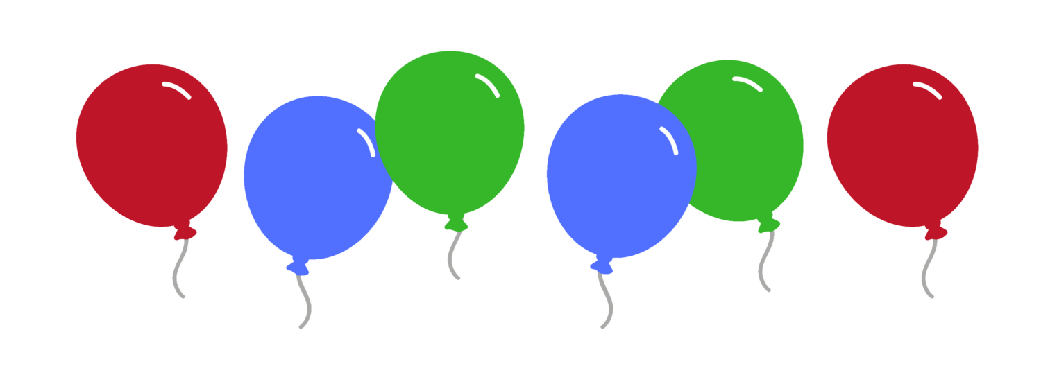 Round Balloons Png Clipart