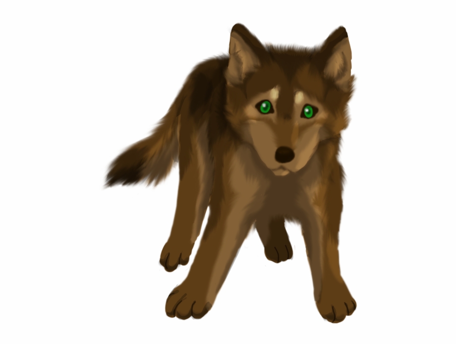 Pup By Windwolf Anime Brown Wolf Pup