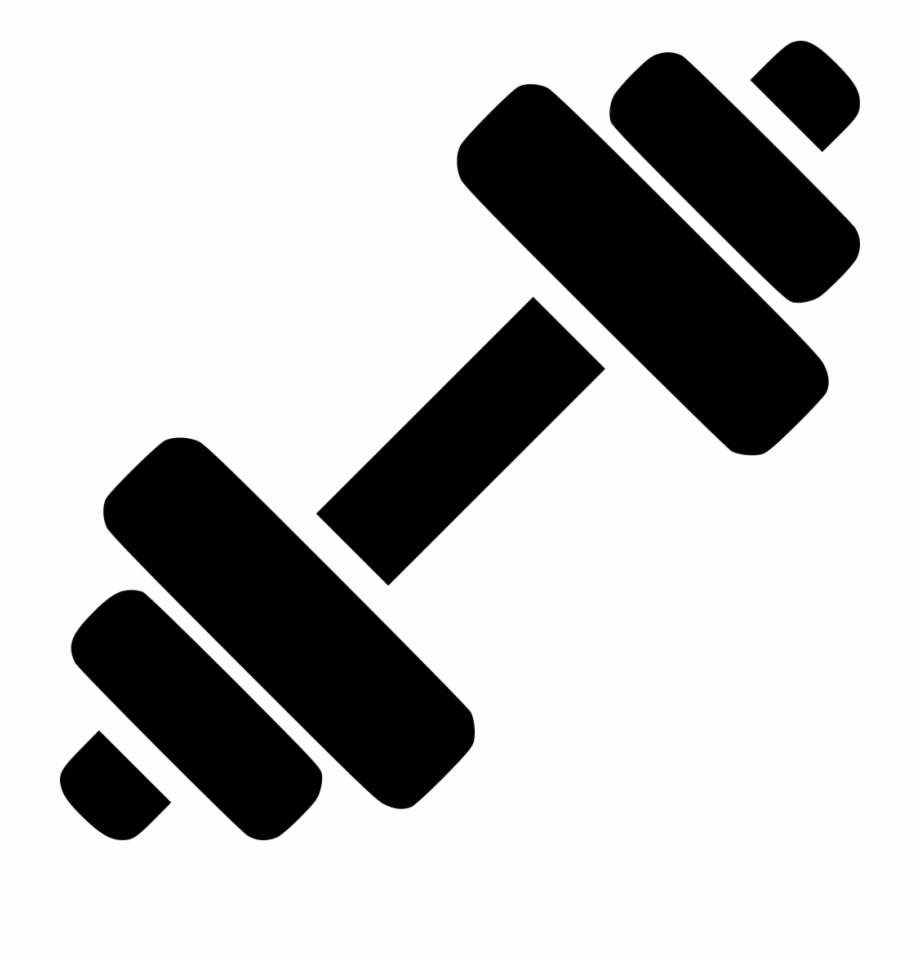 Fitness Svg Icon Dumbbell Vector