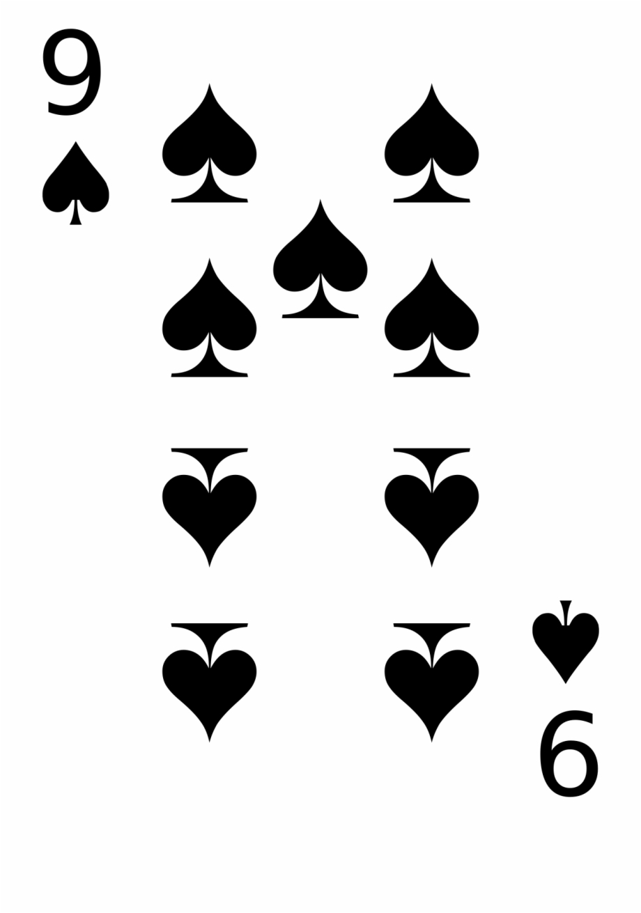 9 Of Spades Card