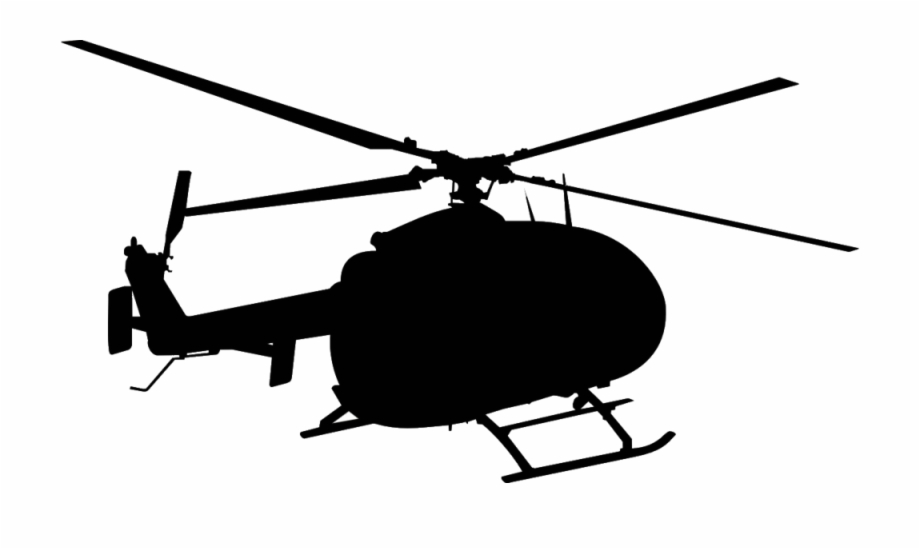 Helicopter Sillouette Helicptero Vetor Png