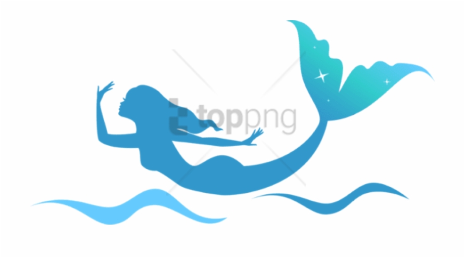 Mermaid Silhouette Png Transparent Background Mermaid Png