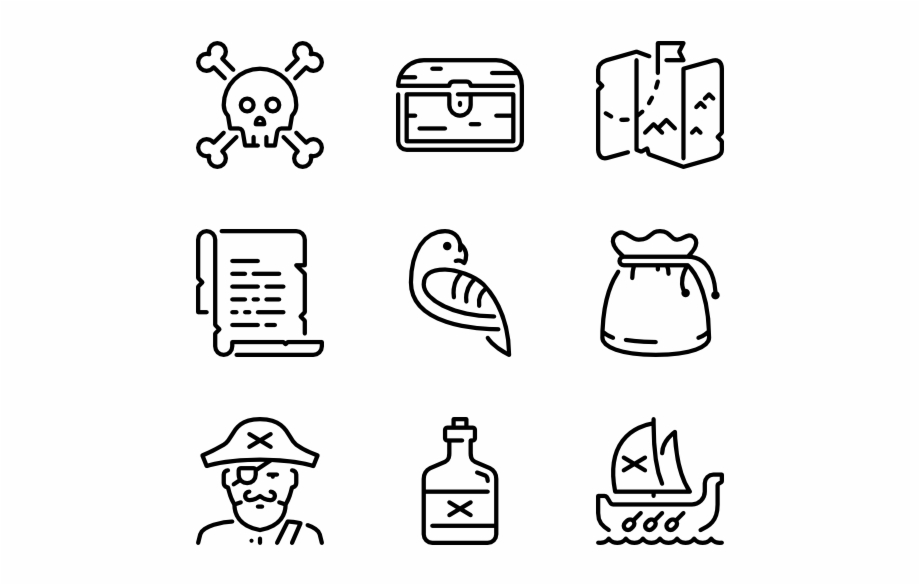 transparent background food icons
