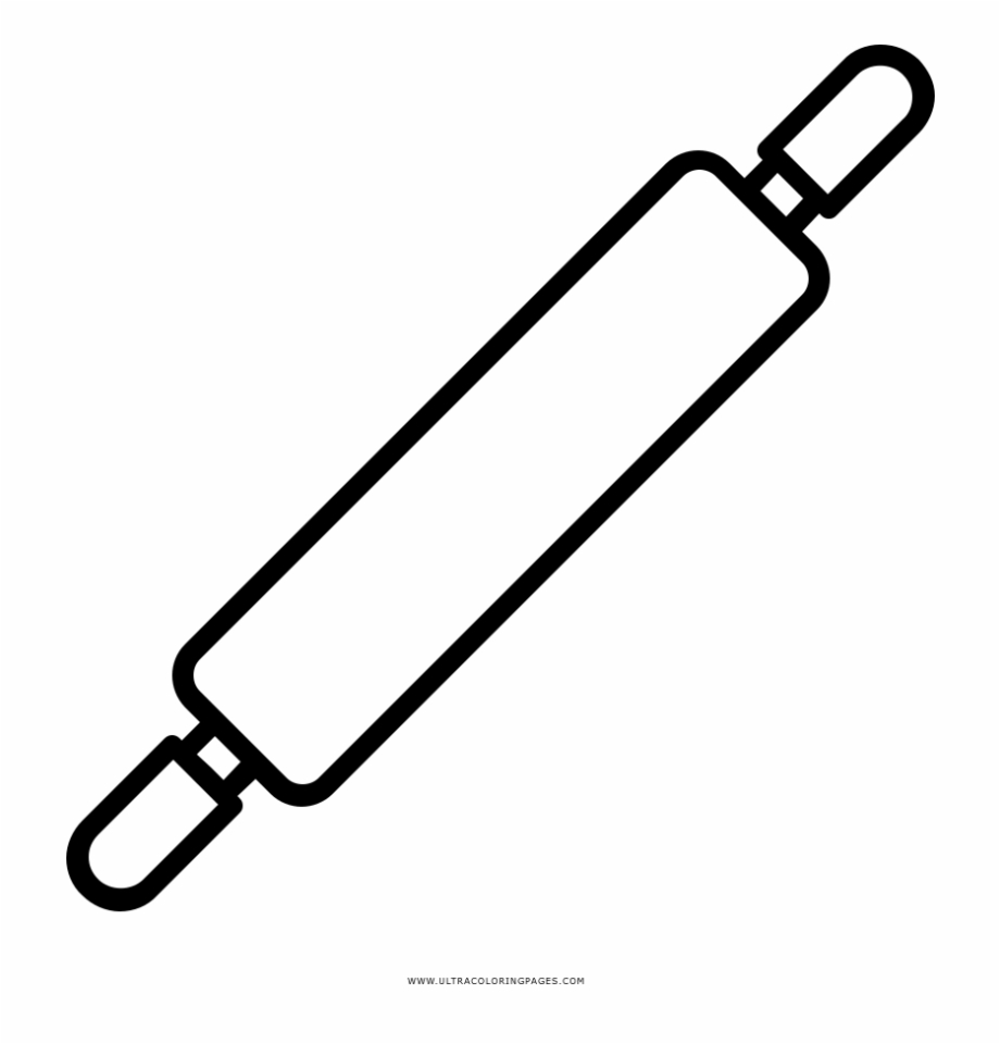 Rolling Pin Coloring Page