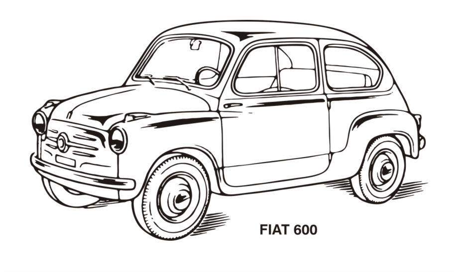 Fiat Car Old Vintage Oldtimer Png Image