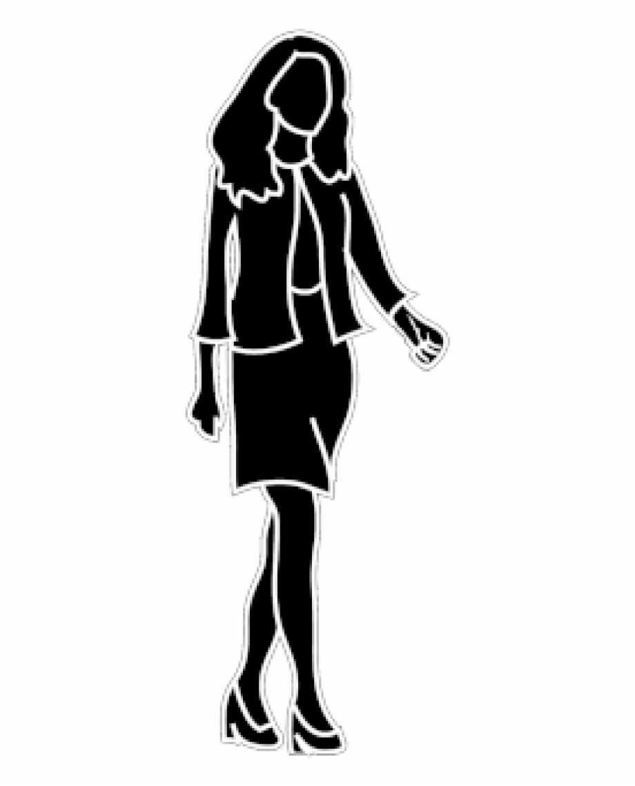 Human Silhouette Png Pluspng Business Woman Silhouette Icon