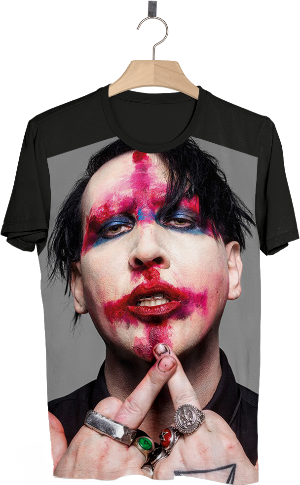 Marilyn Manson Camiseta Lady Gaga Born This Way