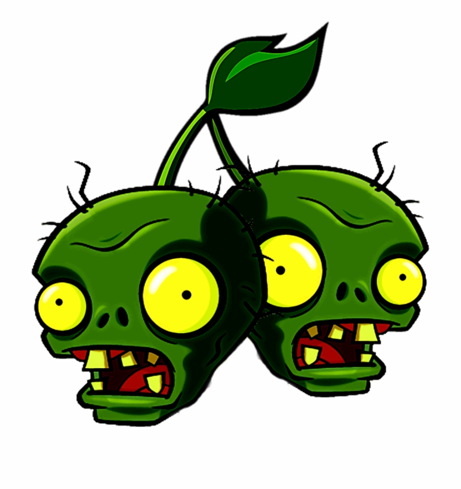 A Cherry Bomb With Zombie Heads Plants Vs