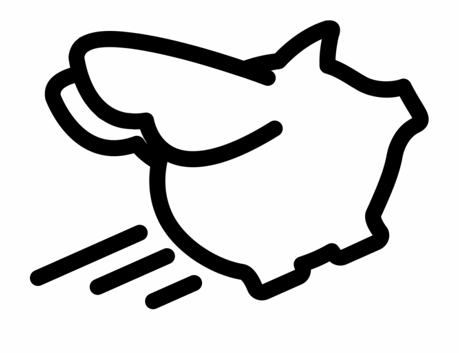 free flying pig logos
