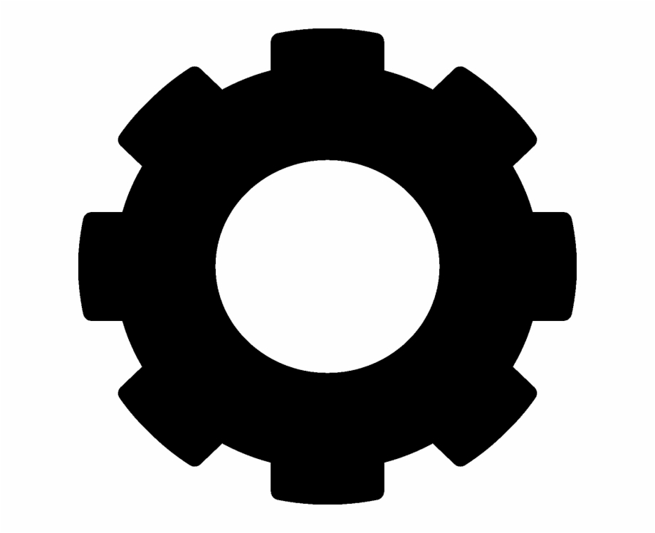 Cog Icon Png Clipart Gear Transparent Background - Clip Art Library