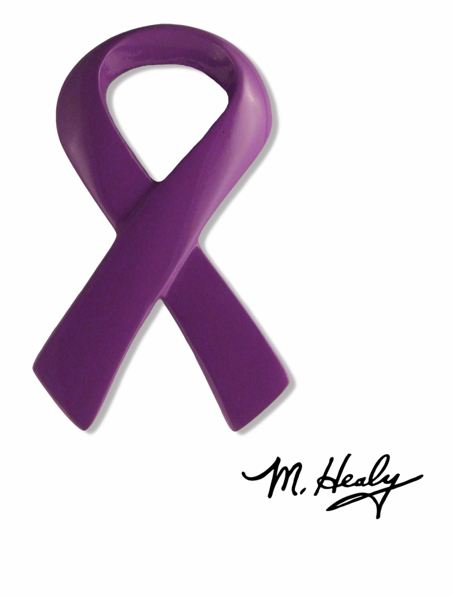 Purple Awareness Ribbon Png Hd Ribbon