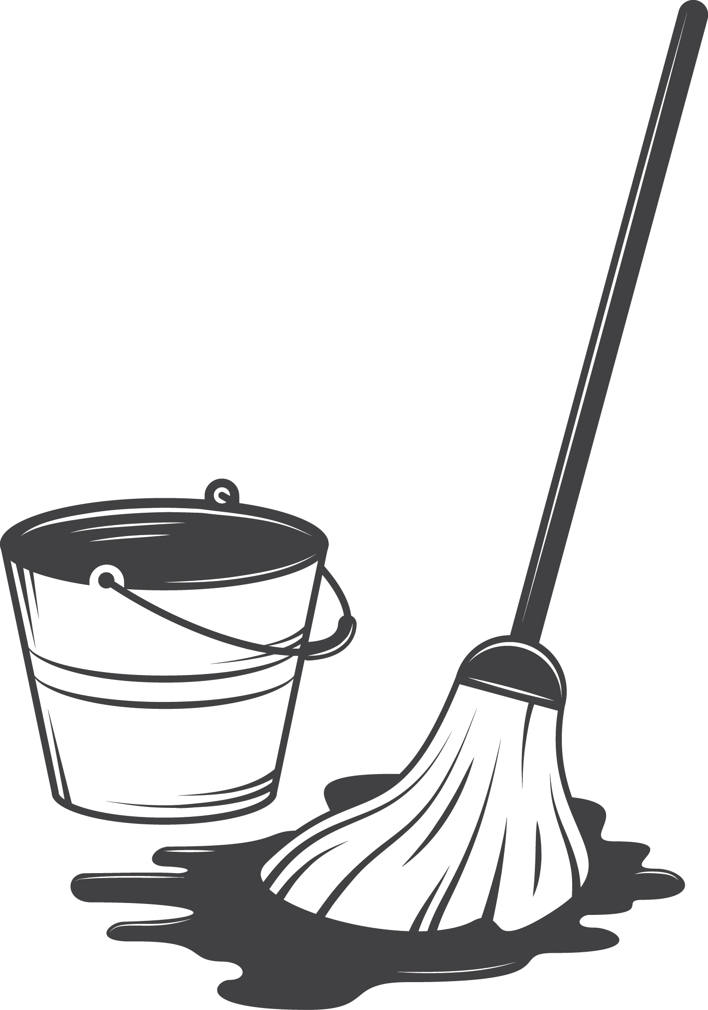 Cleaning Tool Illustration Cleaning Service Drawing