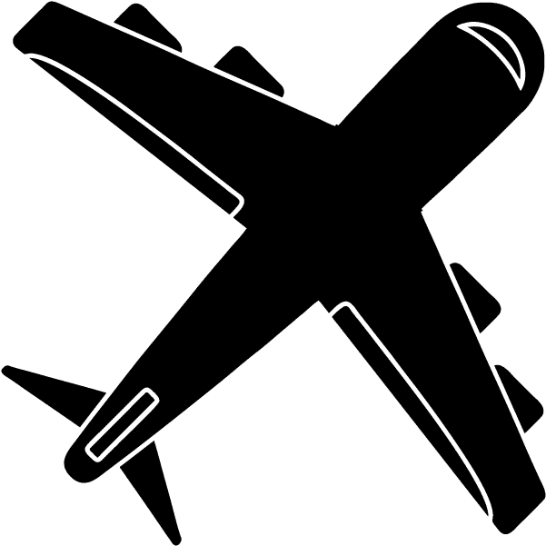 Passport Icon Jet Aircraft