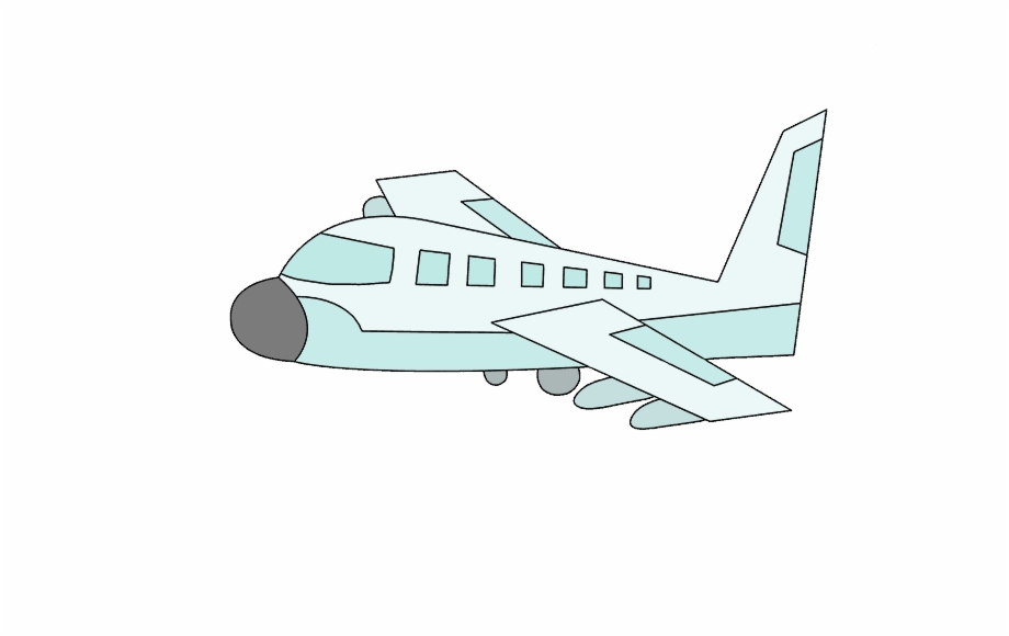 Drawing Airplane Real Plane