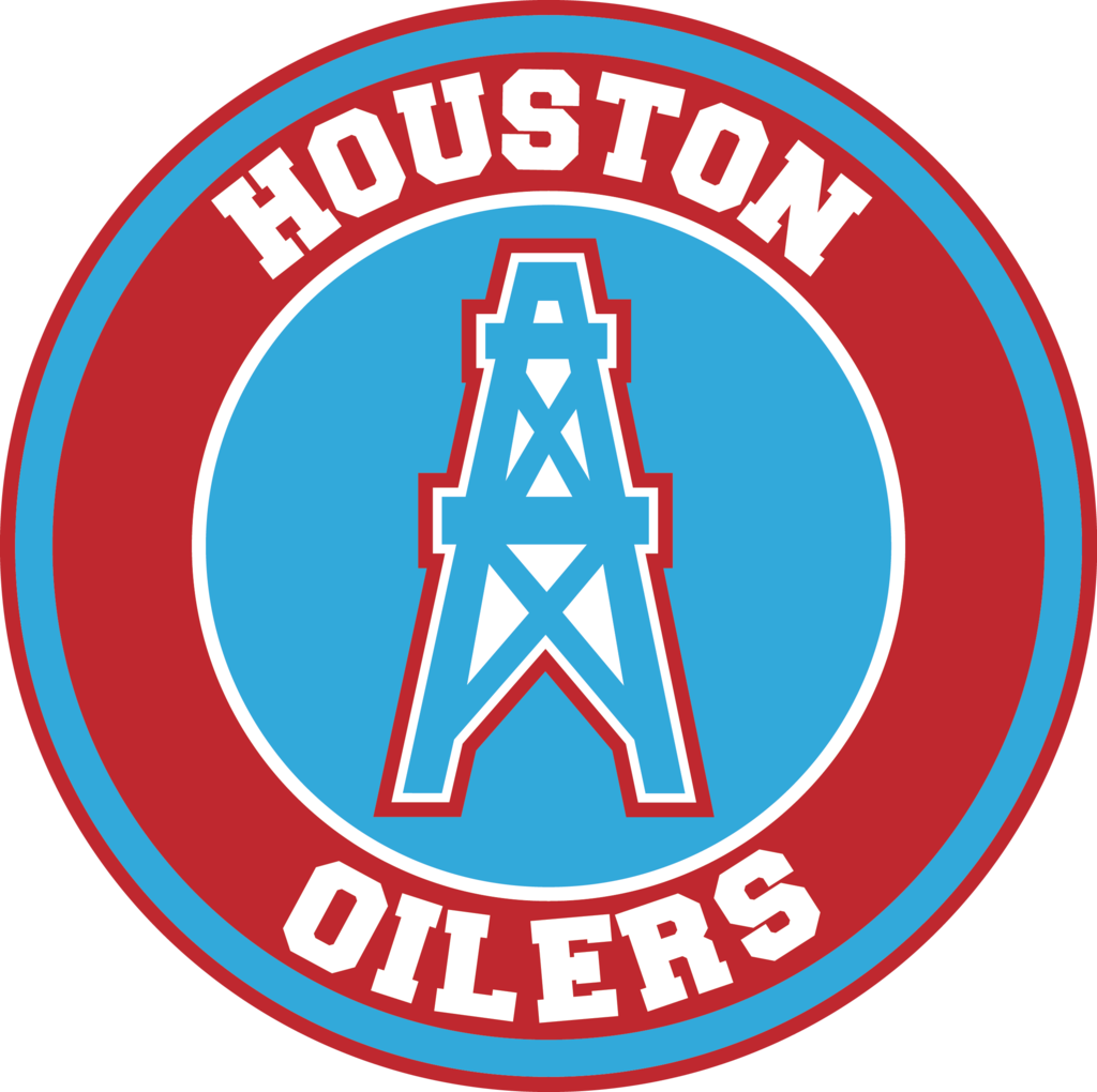 Houston Oilers Circle Logo Vinyl Decal Sticker 5