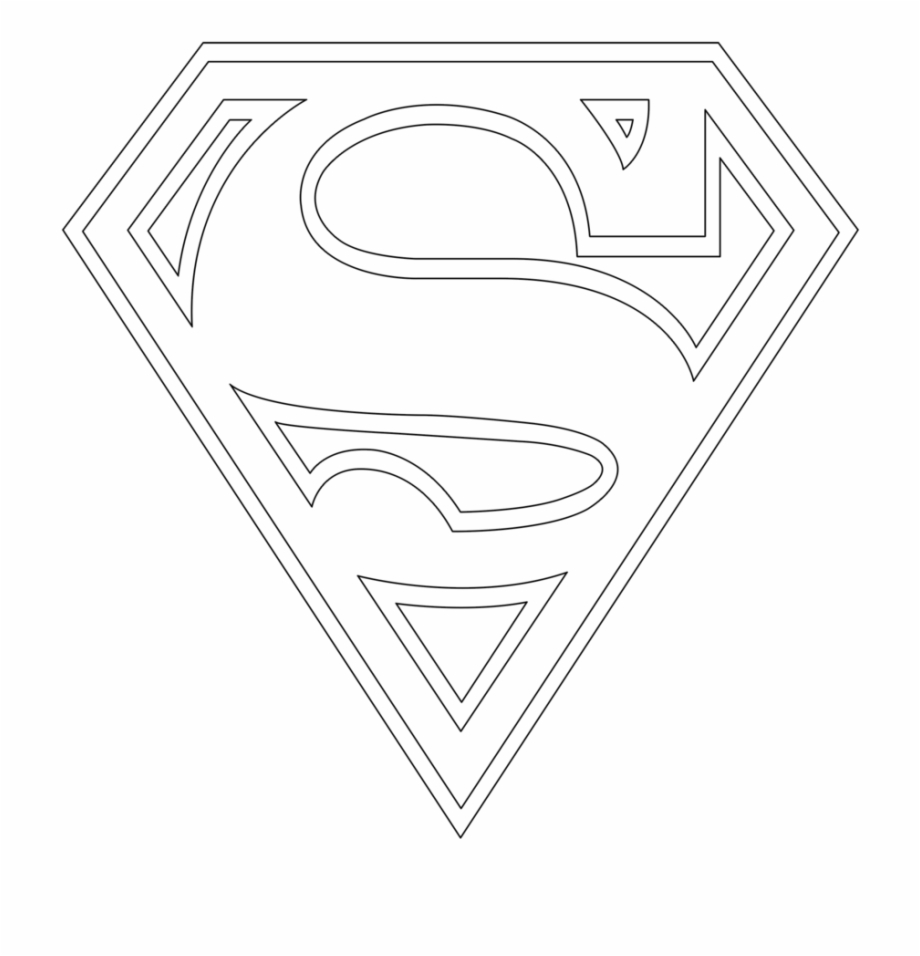 Superman Logo Outline Png Superman Logo