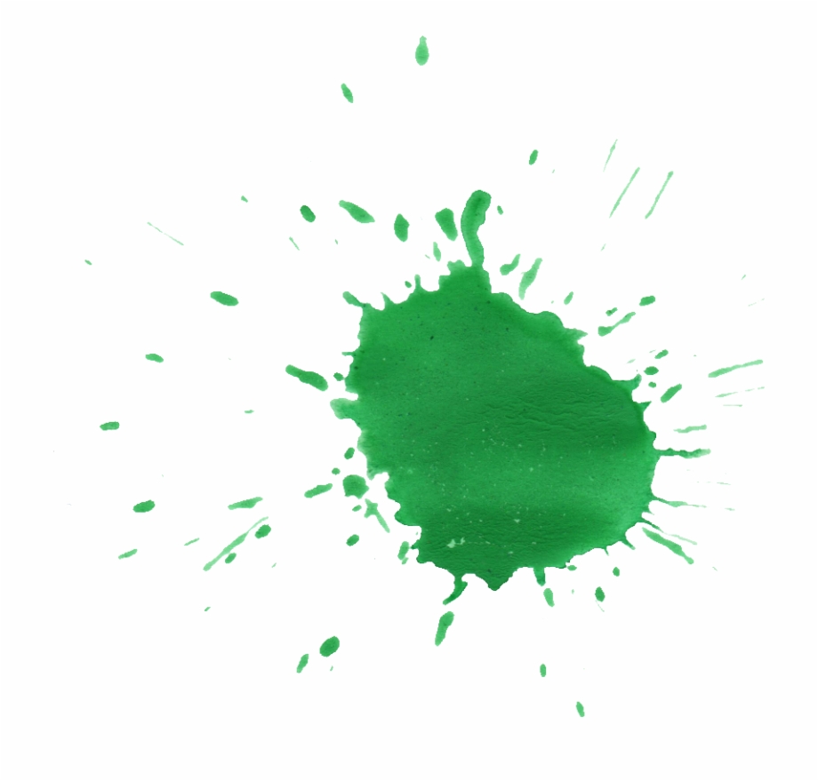 Free Download Green Ink Splatter Png