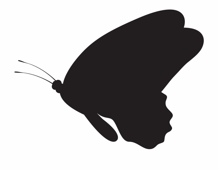 clipart butterfly silhouette
