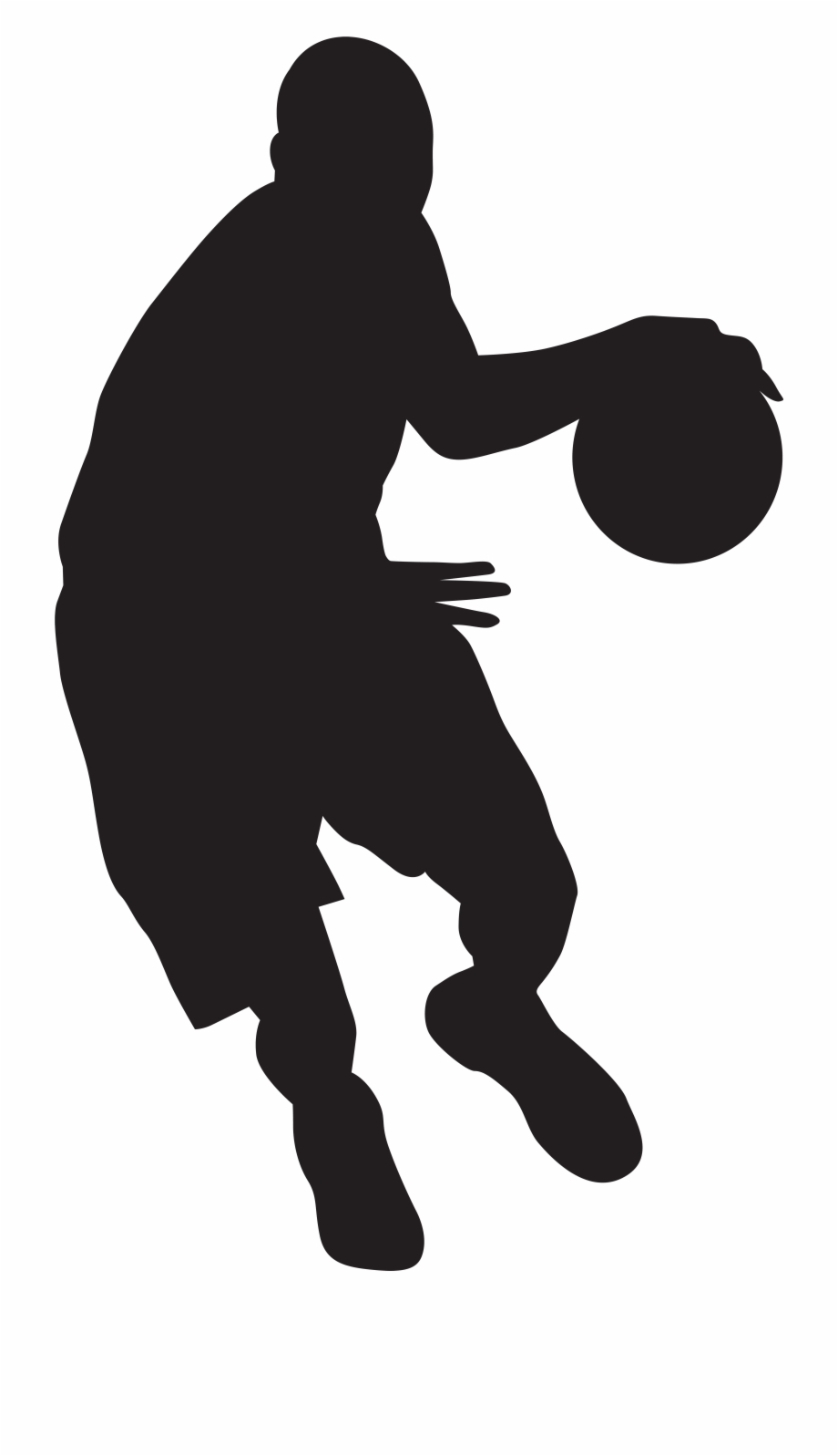 Kids Playing Basketball Black And White Clipart Basketball